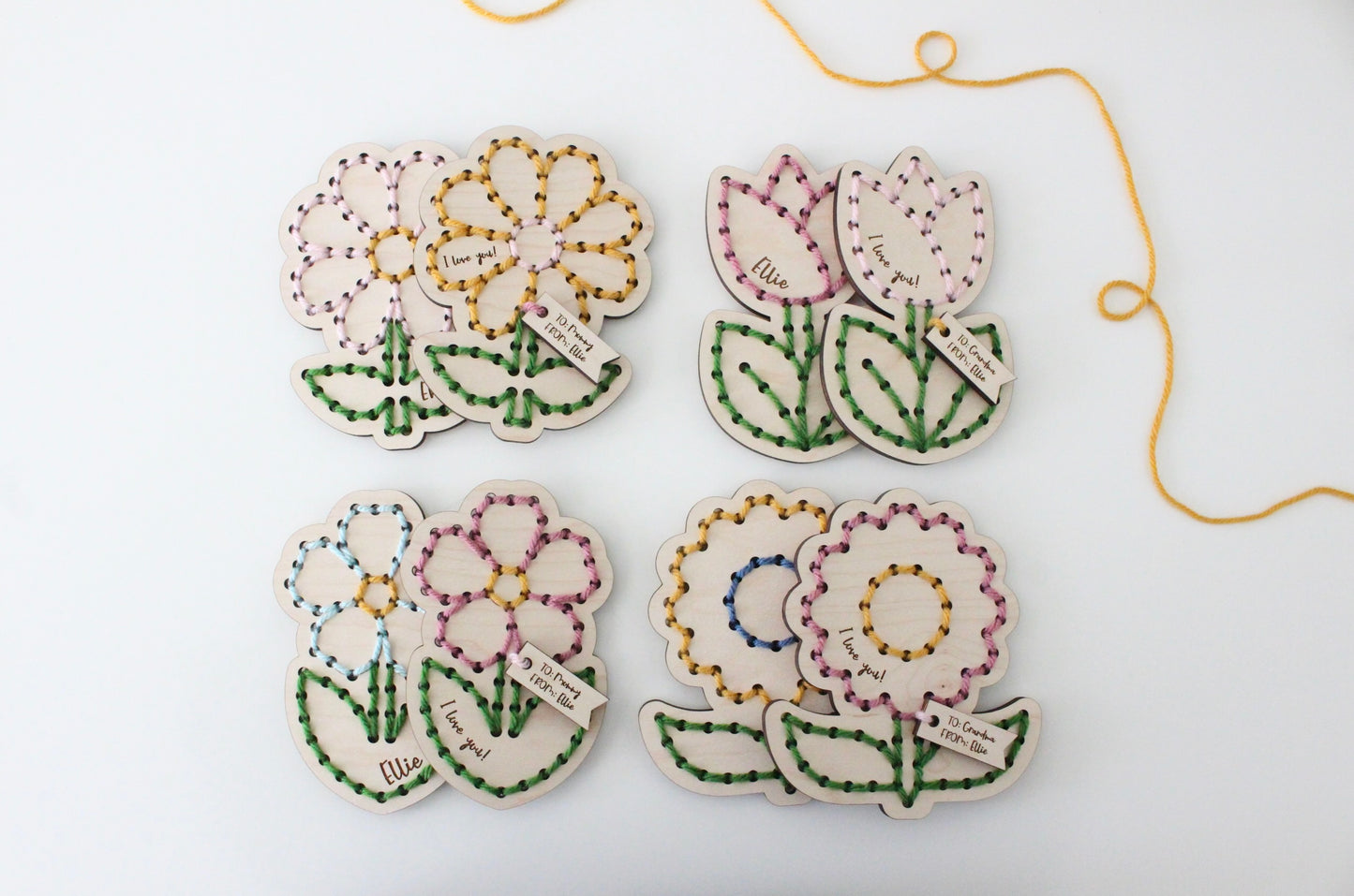 My First Sewing Kit - Flowers Pack of 4