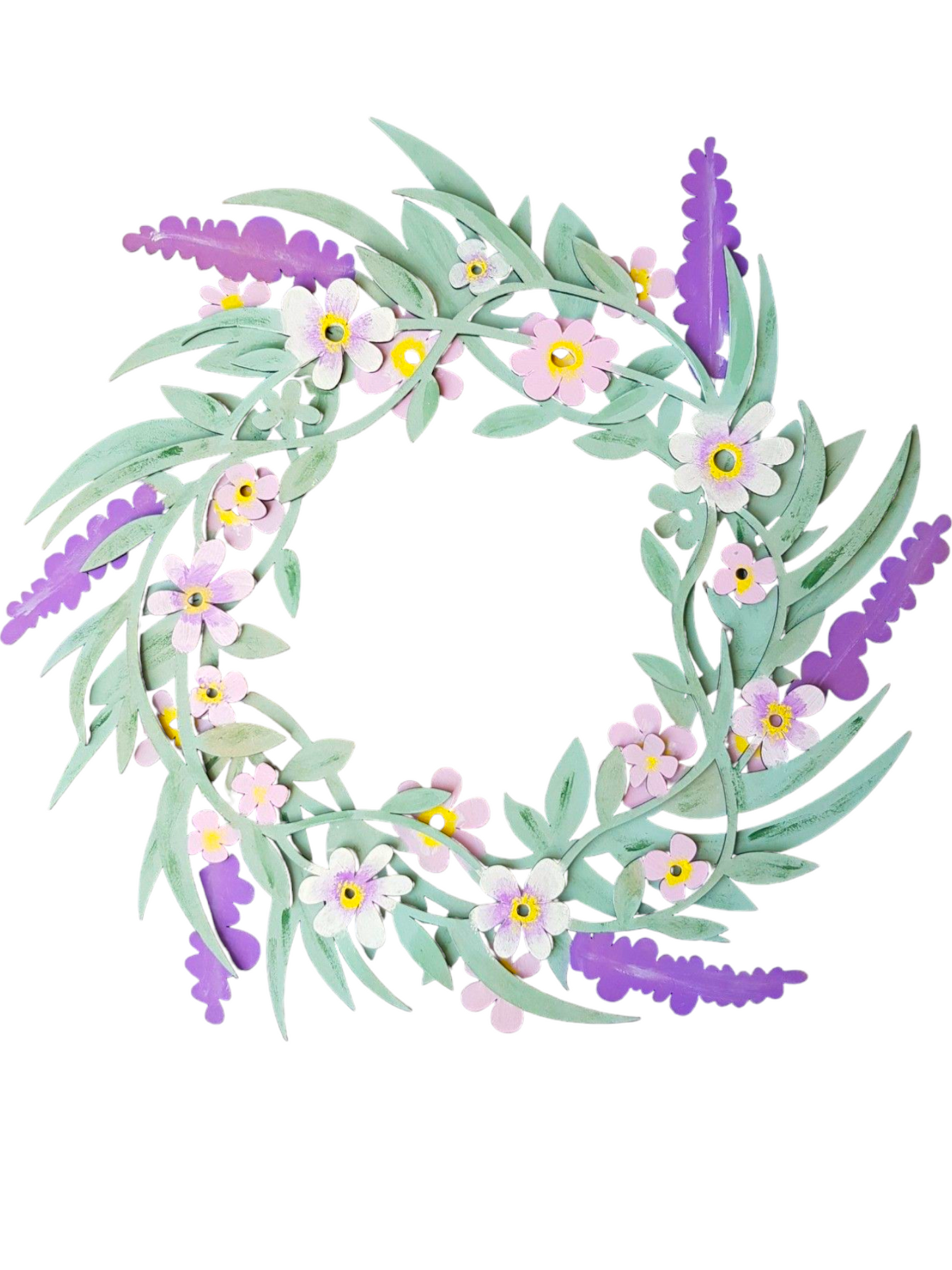 Spring Layered Wreath - DIY Wooden Craft Kit