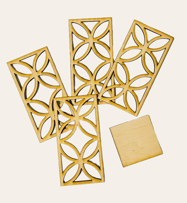 Wooden Decorative Candle or Plant Holder - DIY Wooden Craft Kits