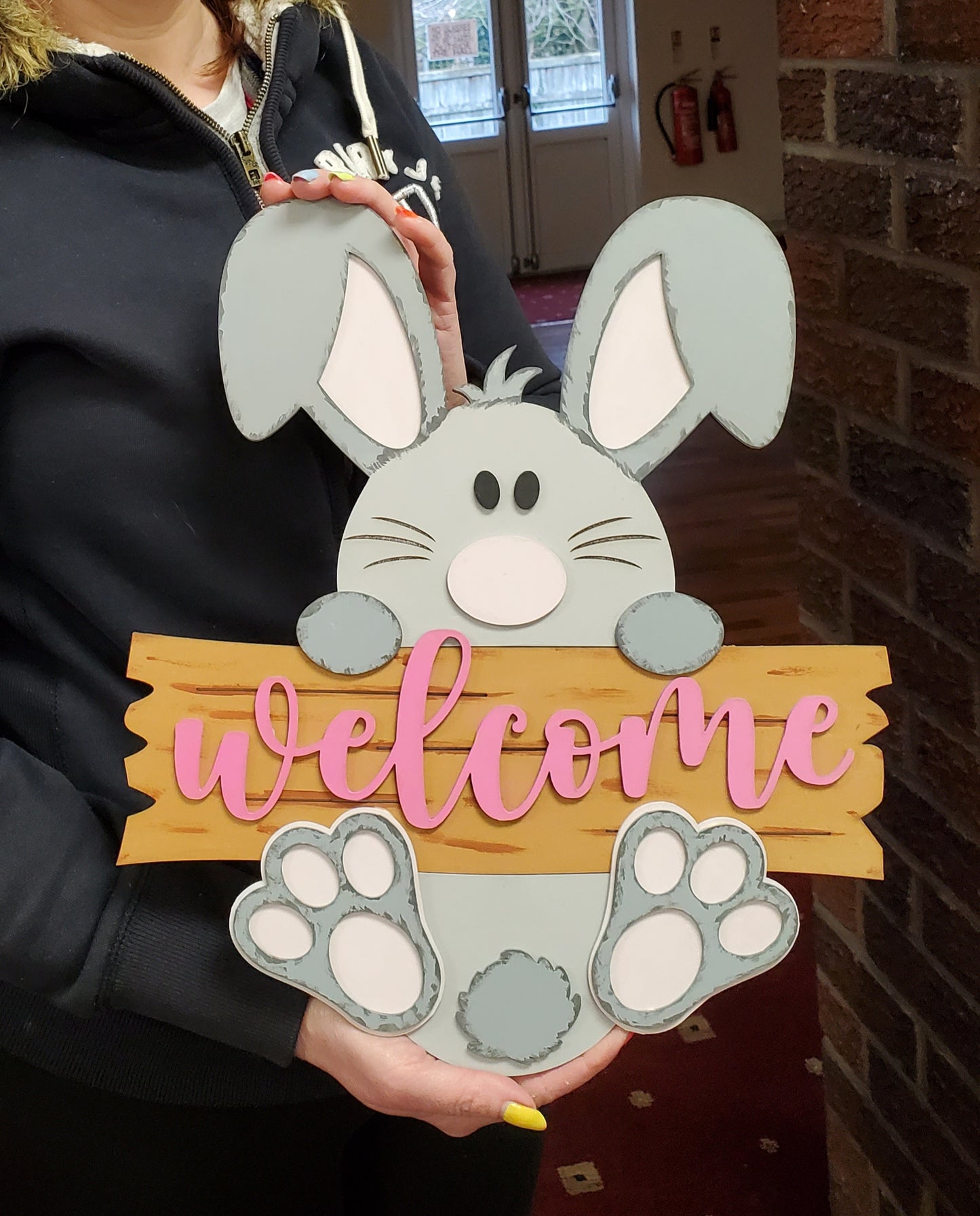 Paint and Sip - Easter Bunny Door Hanger The New Chapel Greylees. Friday 18th April 2025 17.30 - 20.00