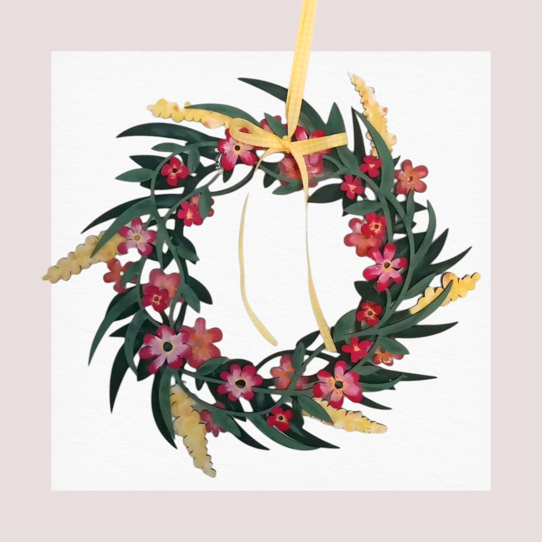 Spring Layered Wreath - DIY Wooden Craft Kit