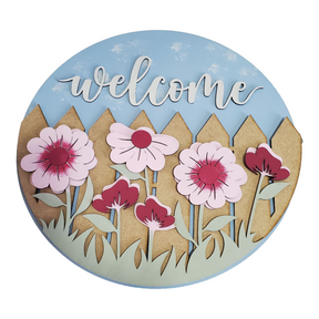 Welcome Summer Door Hanger - DIY Wooden Craft Kit